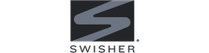 Swisher company logo in black text on white background
