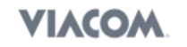 Viacom media company logo in dark gray bold text on white background