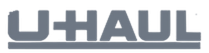 U-Haul moving company logo in black and white
