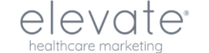 Elevate Healthcare Marketing company logo in dark gray text on white background